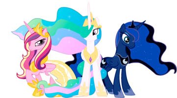 Раскраски пони принцессы